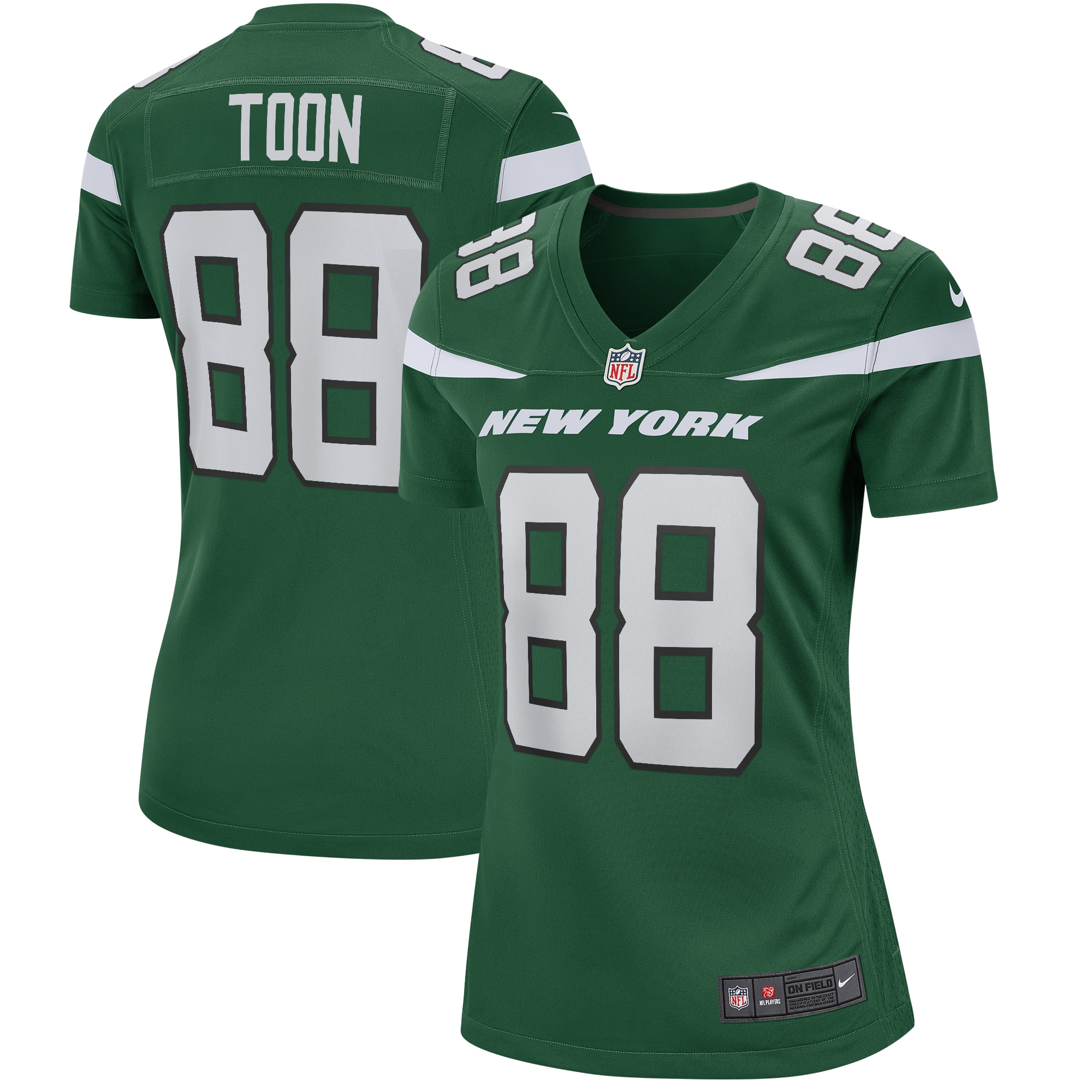 Al Toon New York Jets Women's Game Retired Player Jersey – Gotham Green