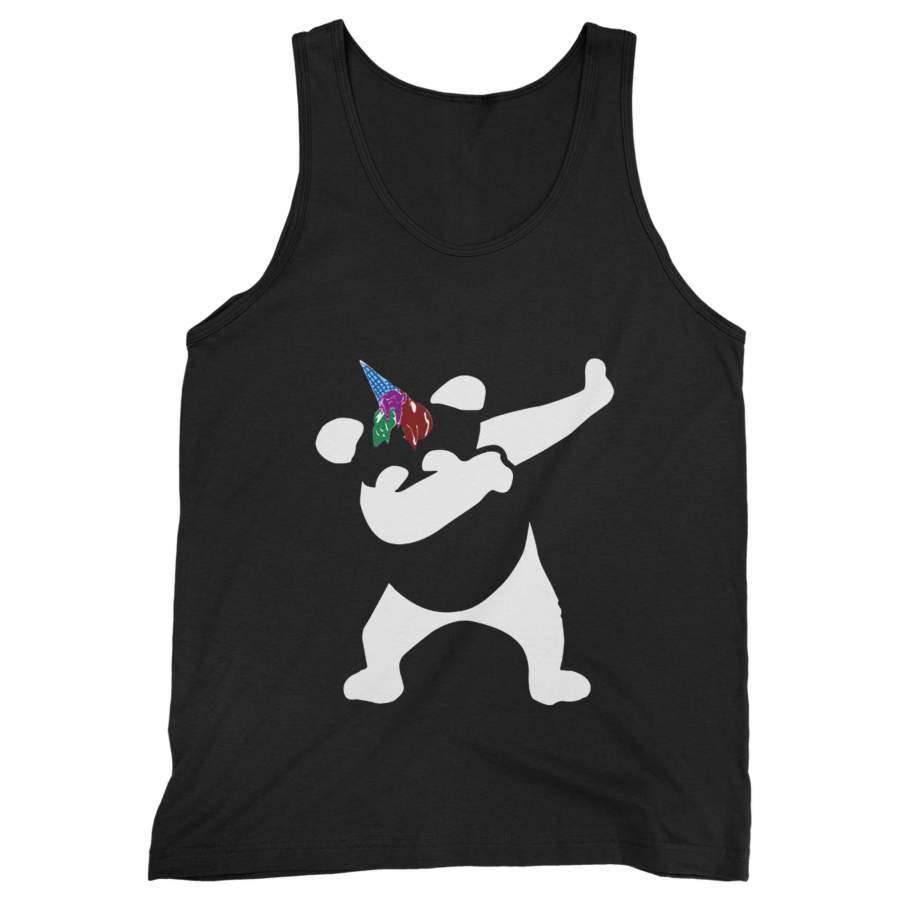 Dabbing Pandicorn Ice Cream Man’s Tank Top