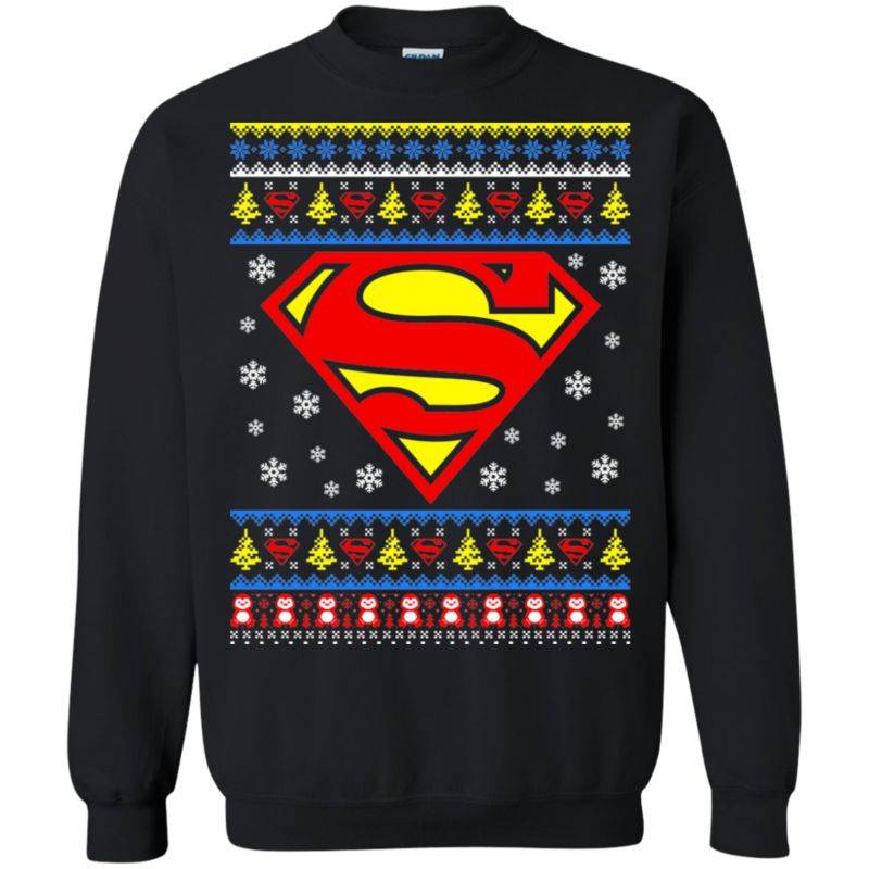 Superman Emblem Ugly Christmas Sweater