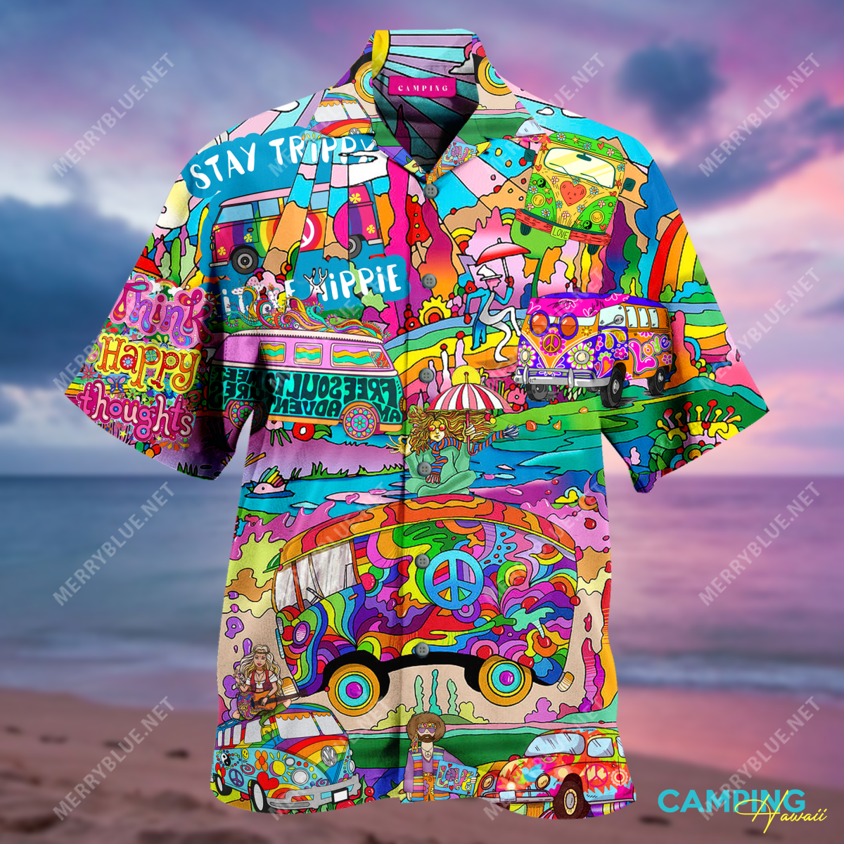 Amazing Camping Hippie Unisex Hawaii Shirt Ha76368