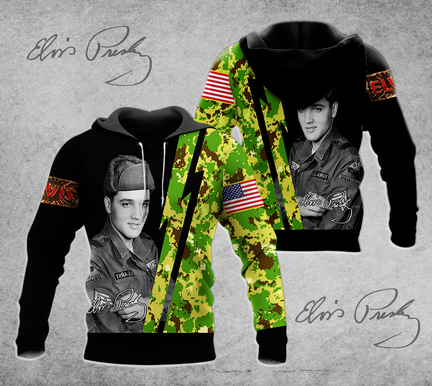 Elvis Presley Hoodie 3D 3Ho-F1S4