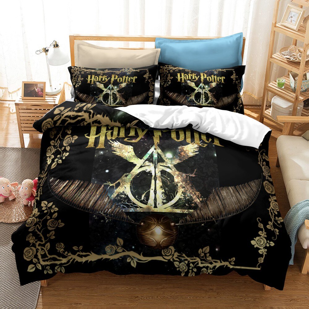 Popular Movie Magic School Bedding Set 3D Duvet Cover Sets Bed Linen ...