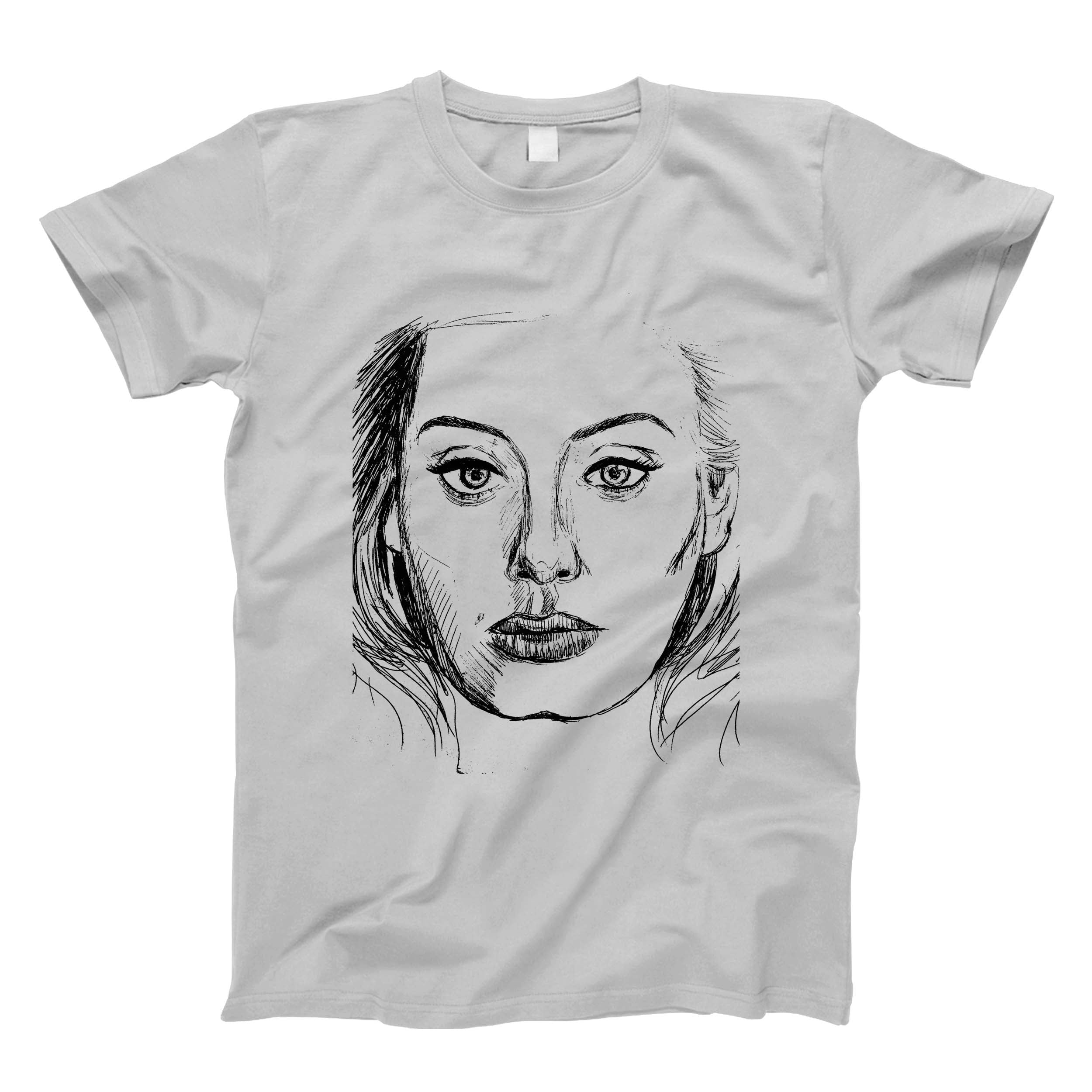 Adele Twenty Five Cover Sketch Black Man’s Tee T-Shirt