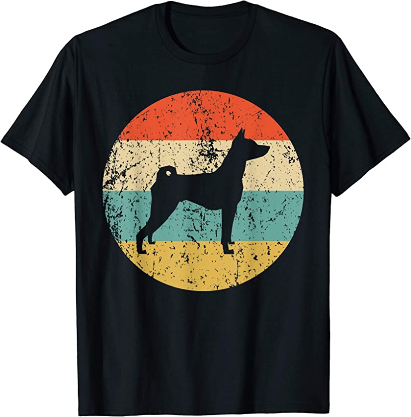 Basenji Shirt – Vintage Retro Basenji Dog T-Shirt