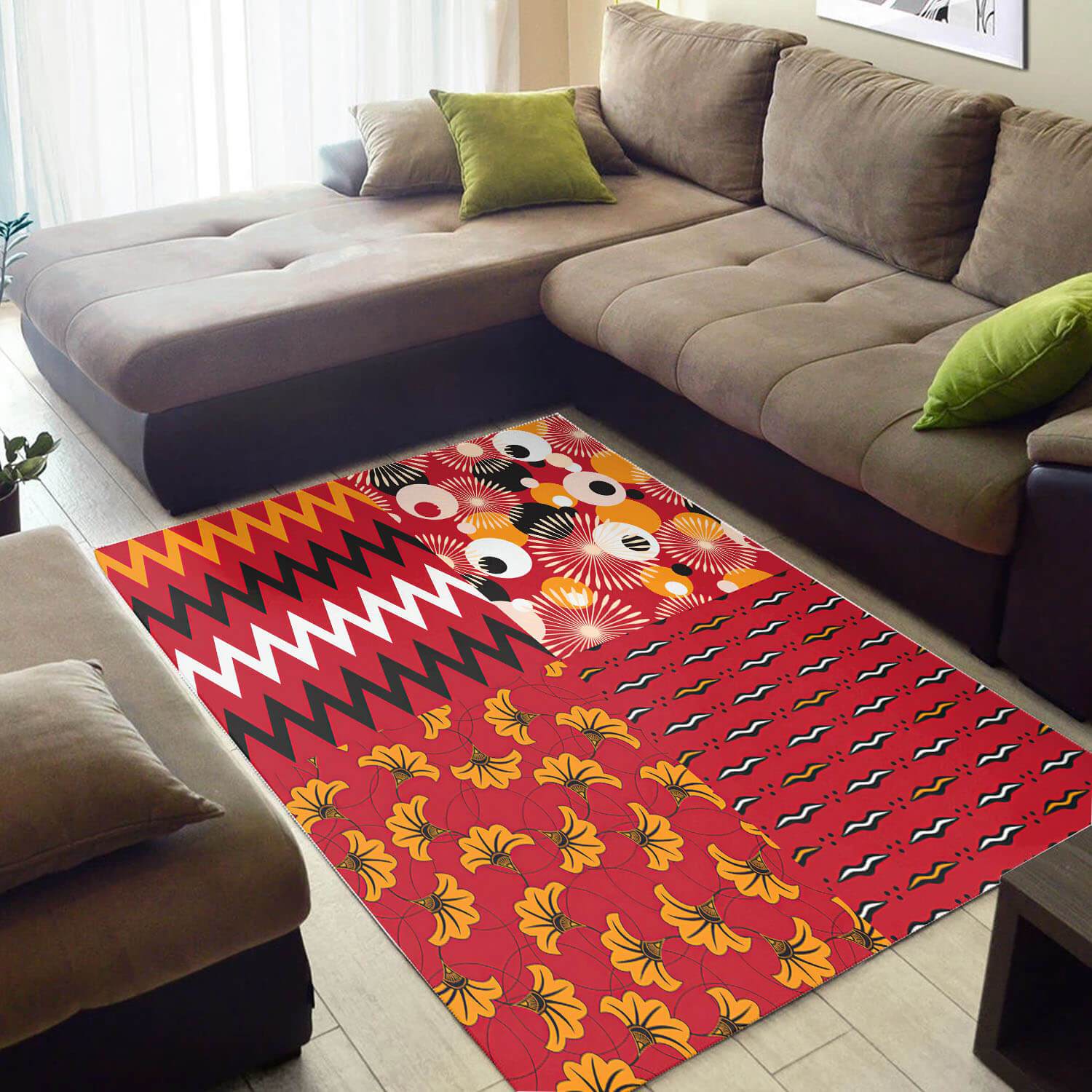 Beautiful African Style Rugs Adorable Afrocentric Pattern Art African Large Carpet African Inspired Home Decor WBG3177