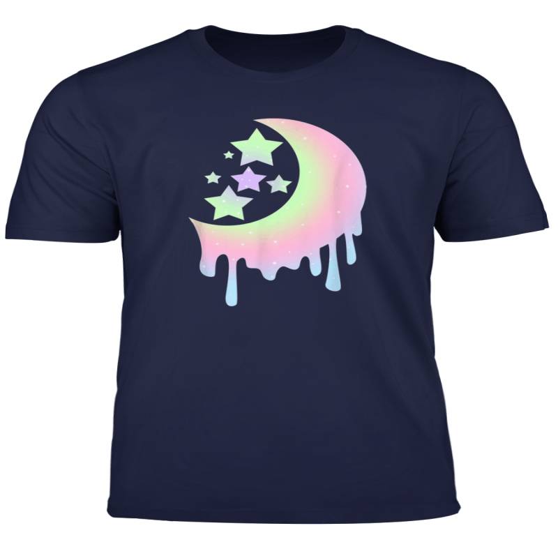 Aesthetic Clothing For Girls Pastel Moon Goth Shirts