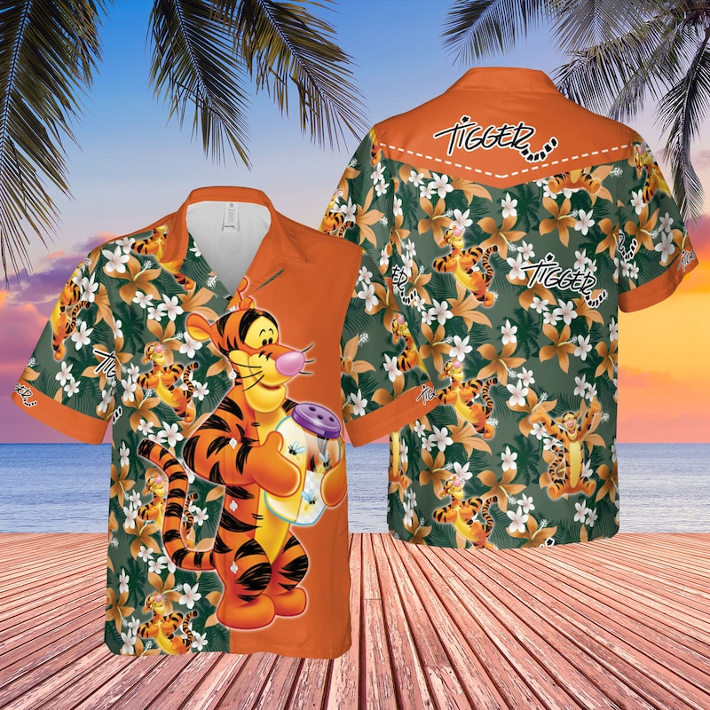 Tigger Hawaiian Shirt, Beach Trip Family Hawaiian shirt