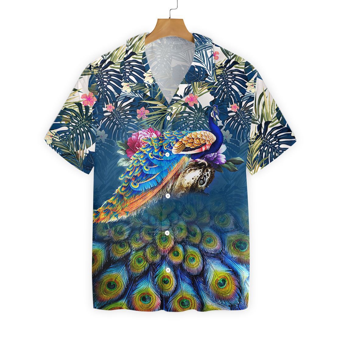 Apayprint Peacock Hawaii Shirt Ha95324