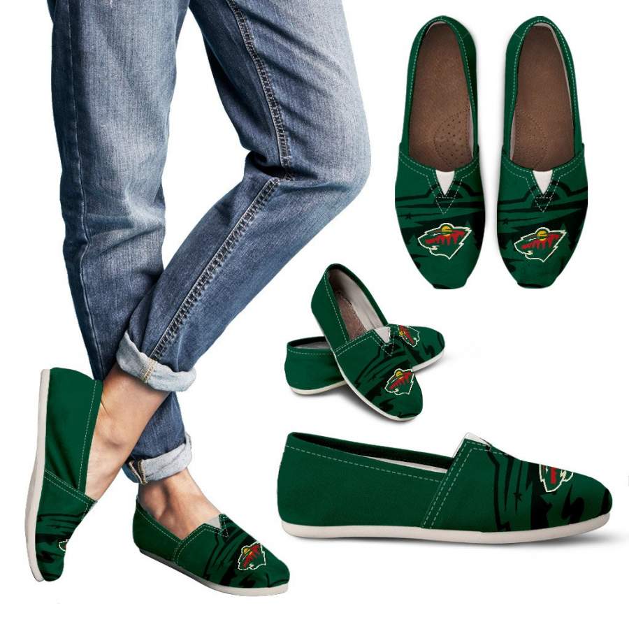 Enormous Logo Mix Tiny Logo Fantastic Minnesota Wild Casual Shoes