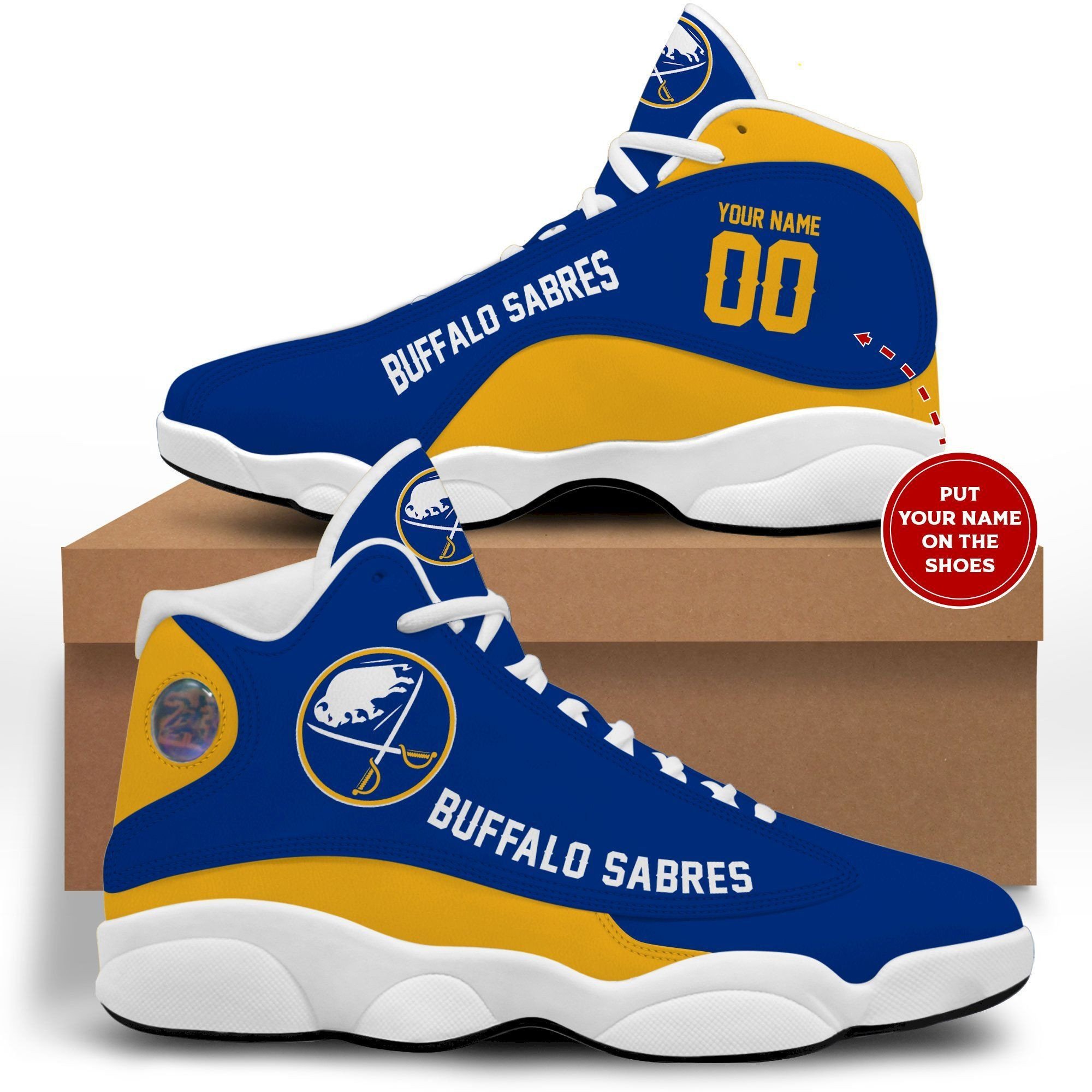 Buffalo Bills Personalized Air Jordan 13 Sneakers Sport Shoes For Fans