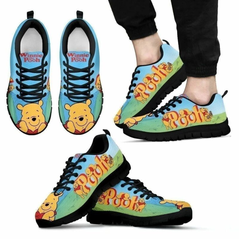 Winnie The Pooh Sneakers Men Women Fly Sneakers