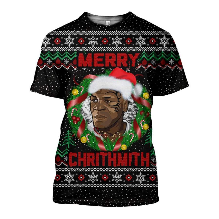 3D All Over Printed Merry Chrithmith Ugly Christmas Shirts and Shorts