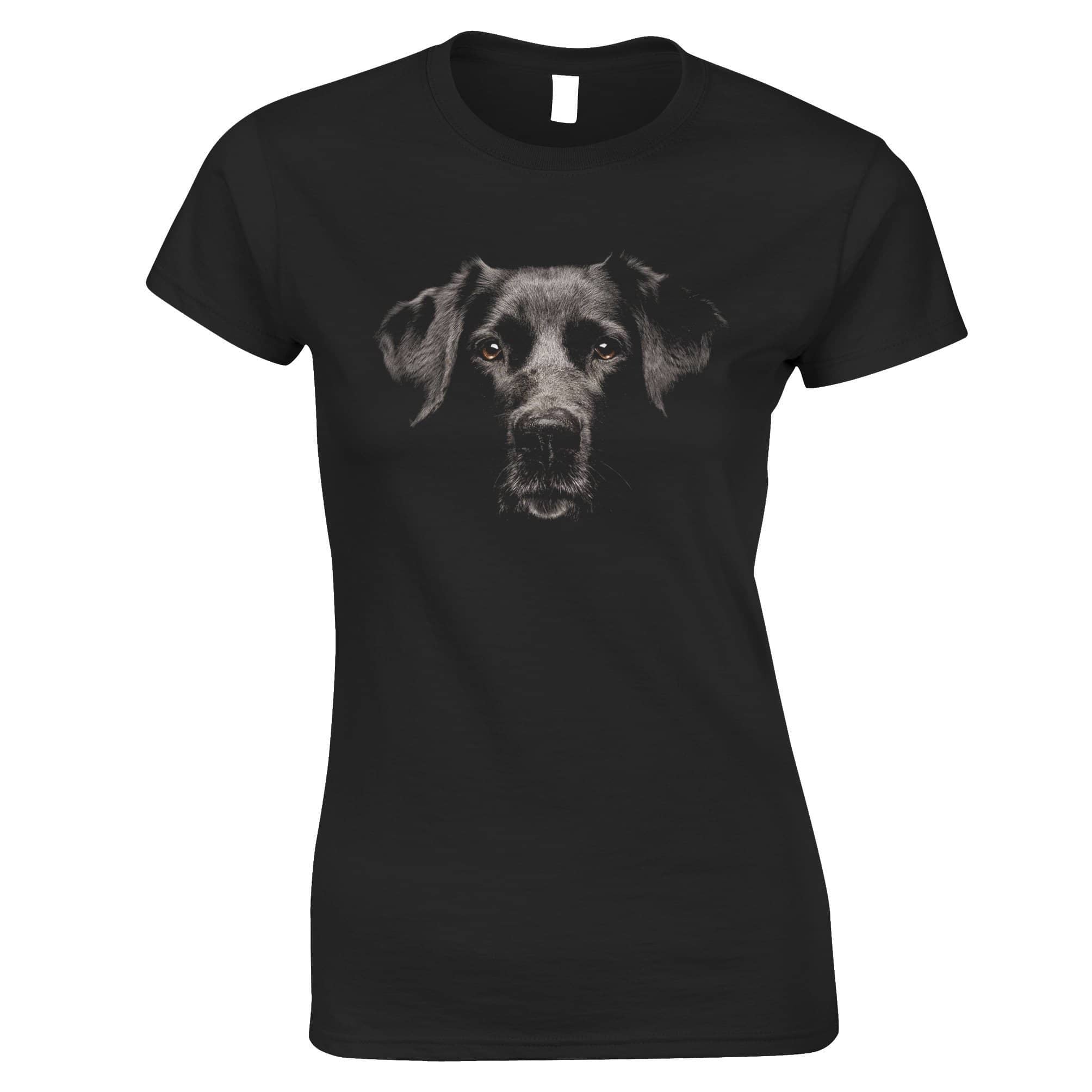 Dog Face Womens TShirt Cute Puppy Head Photo