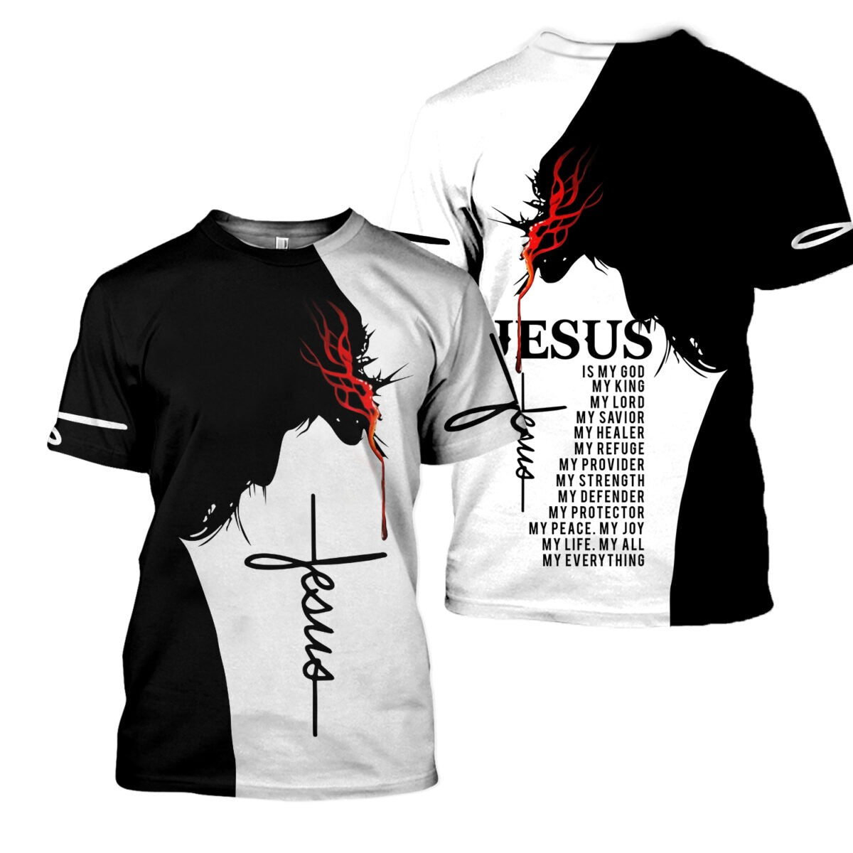 Easter Jesus Shirts 3D All Over Printed Hoodie, Jesus T Shirt American Christian Jesus Clothing