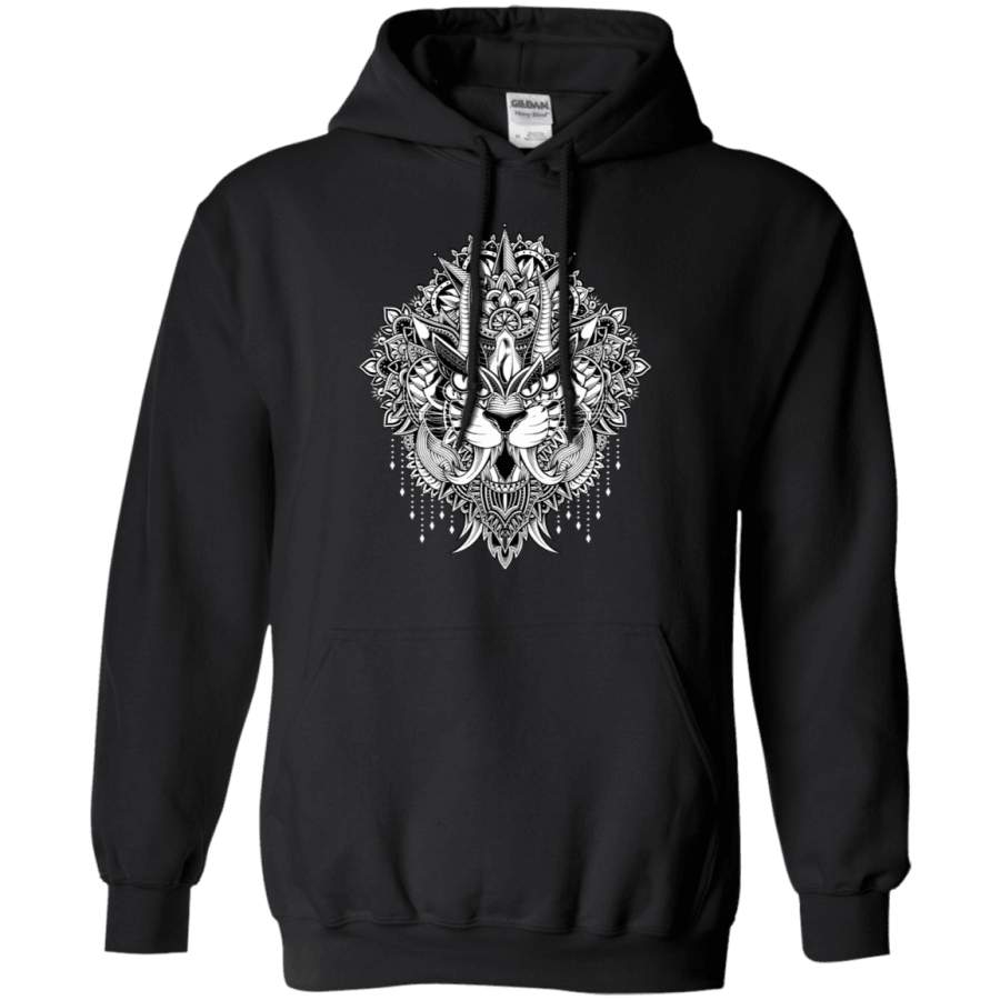 Tiger Mandala Pullover Hoodie