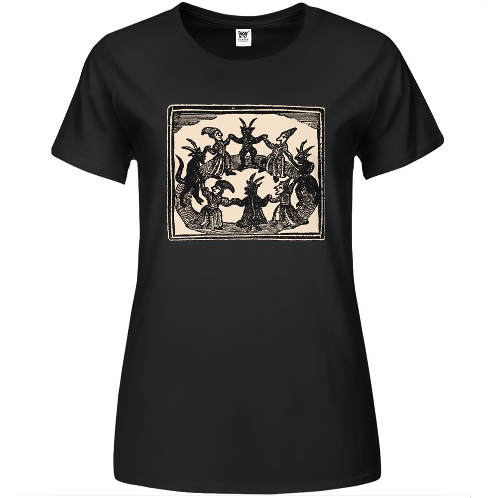 Witches Circle Dance Premium Womens T Shirts