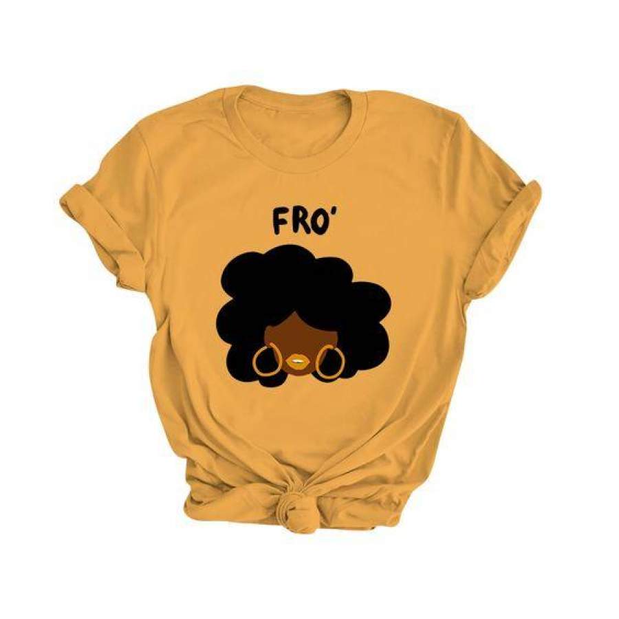 Black Girl Fro T-shirt