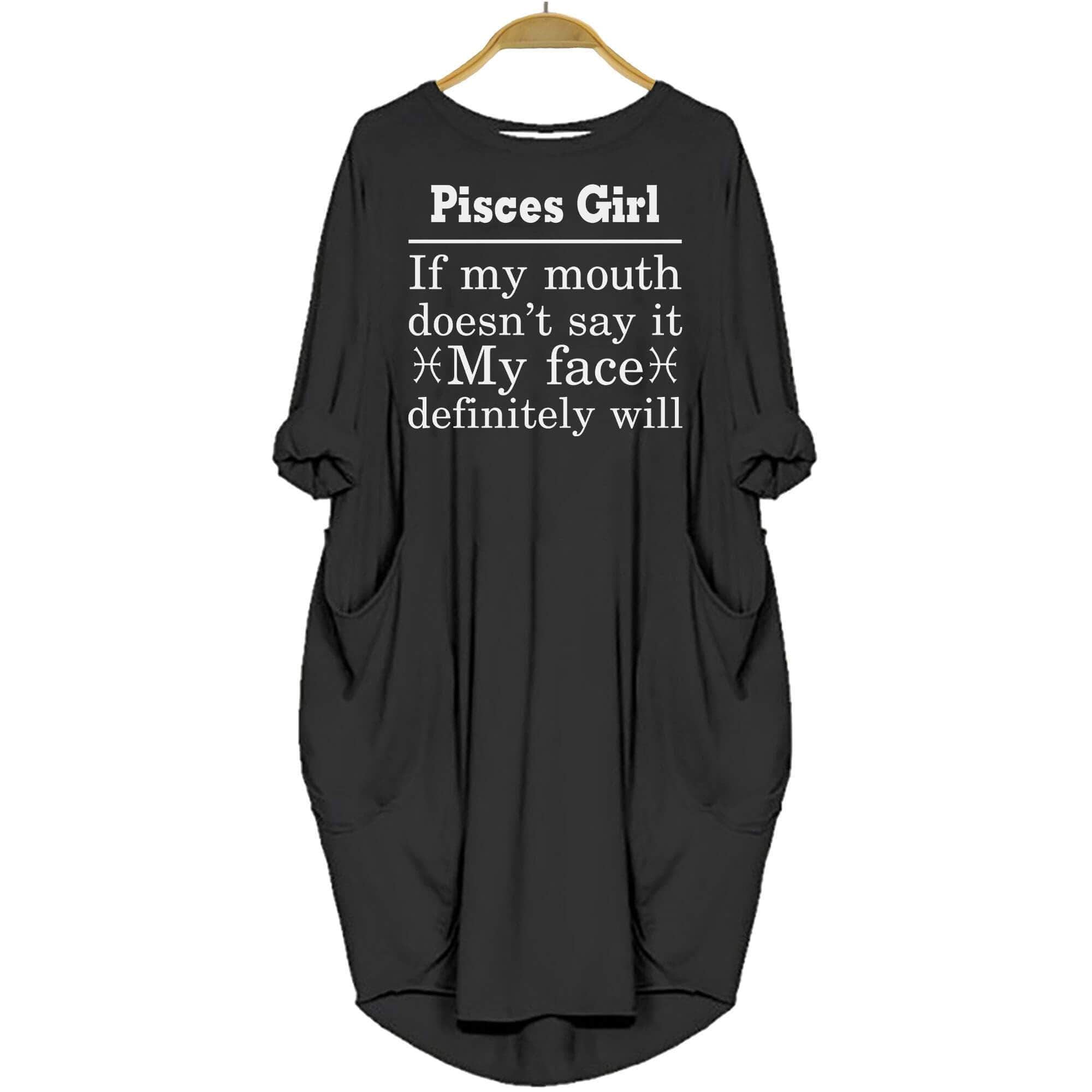 Pisces Girl Birthday Women Pocket Dress Shirt Melanin Women Black History Month