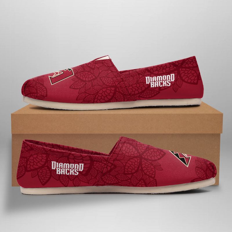 Topsportee Arizona Diamondbacks Flower Lace Pattern Limited Edition Toms Slip On Shoes Nla014533