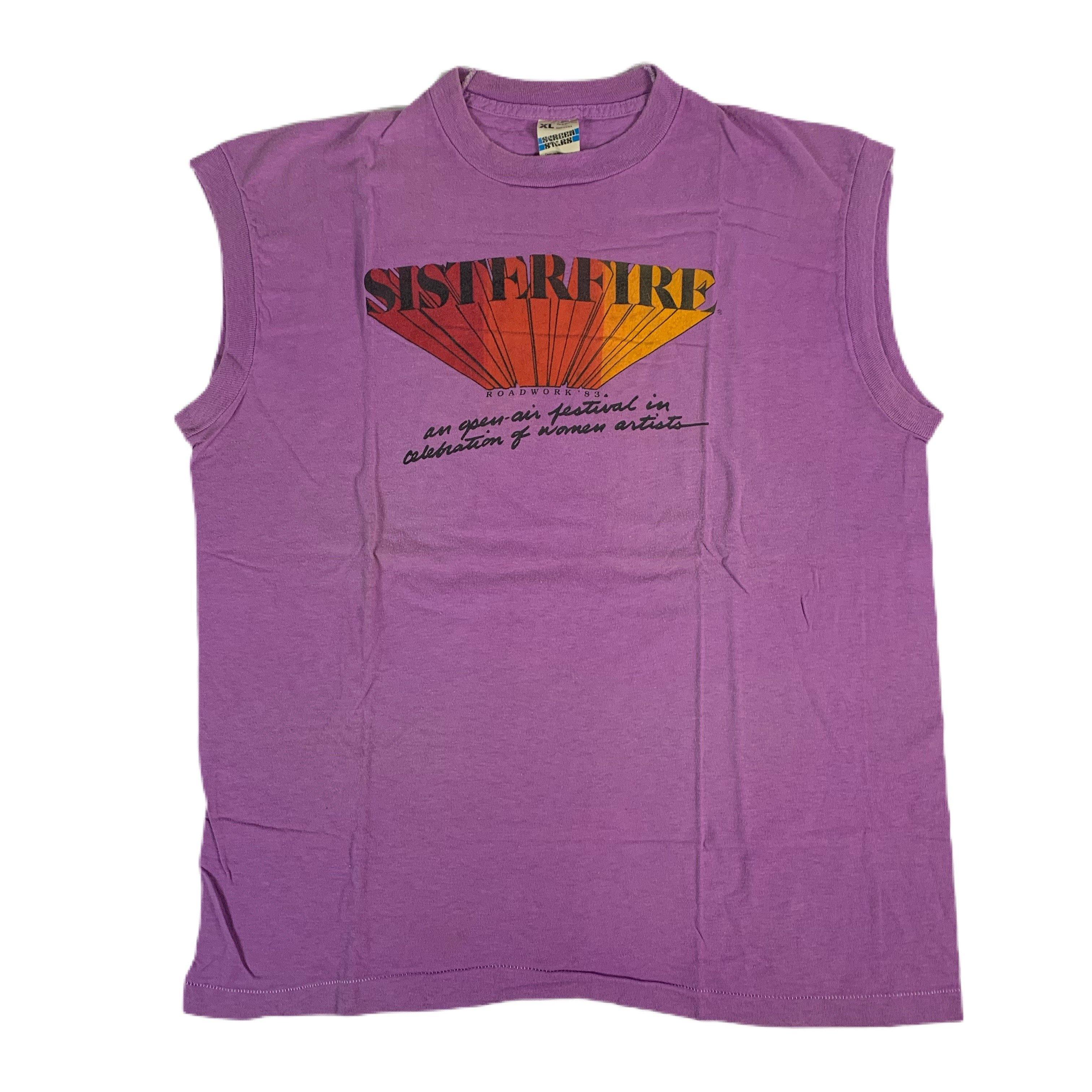 Vintage Roadwork “Sisterfire” LGBTQ Sleeveless Shirt