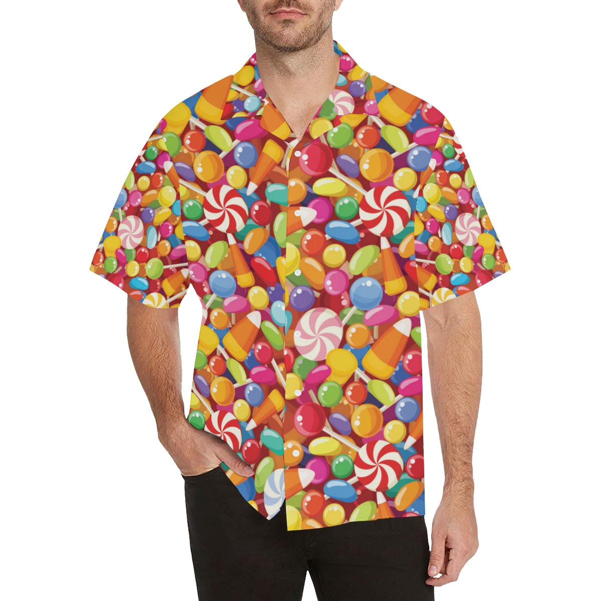 Candy Pattern Print Design 02 Hawaiian Shirt