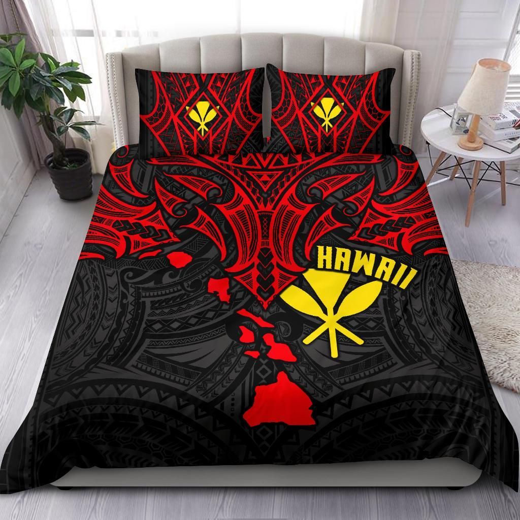 Alohawaii Bedding Set – Cover And Pillow Cases Polynesian – Hawaii Duvet Cover Polynesian Whale Tail – Bn15