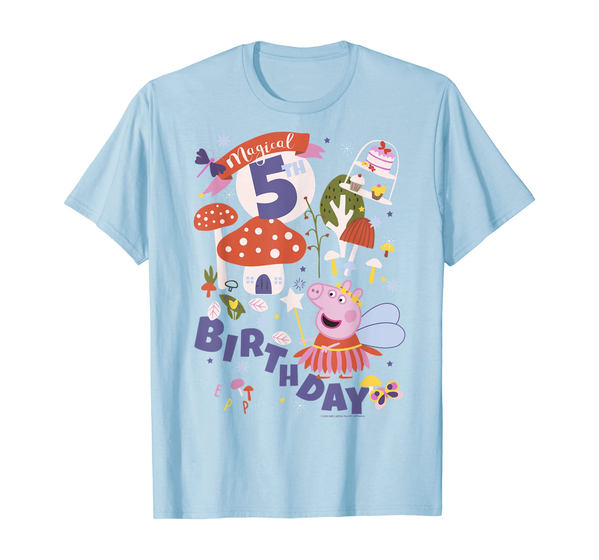 Peppa Pig Magical 5th Birthday T-Shirt