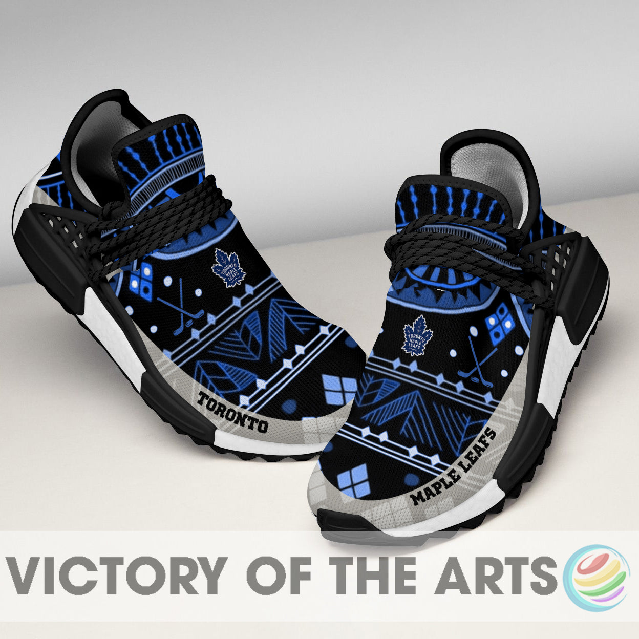 Amazing Pattern Human Race Toronto Maple Leafs Shoes For Fans