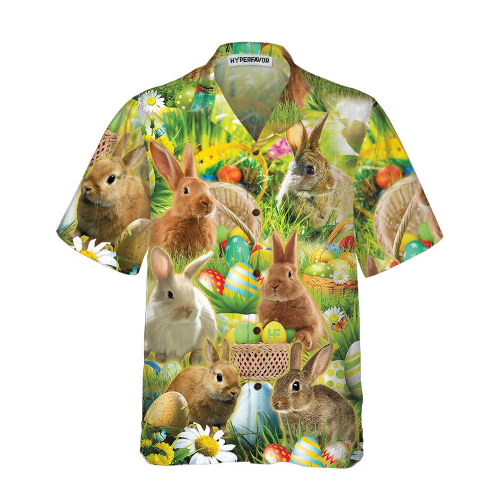 Easter Bunnies Hawaii Bunny Funny Shirt Gift Ideas Ha77278