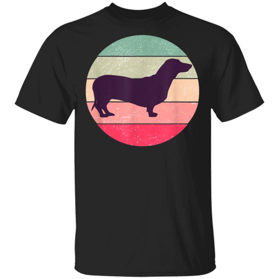 Dachshund Retro Doxie Dog Lover Wiener Sausage Dog Gift TShirt