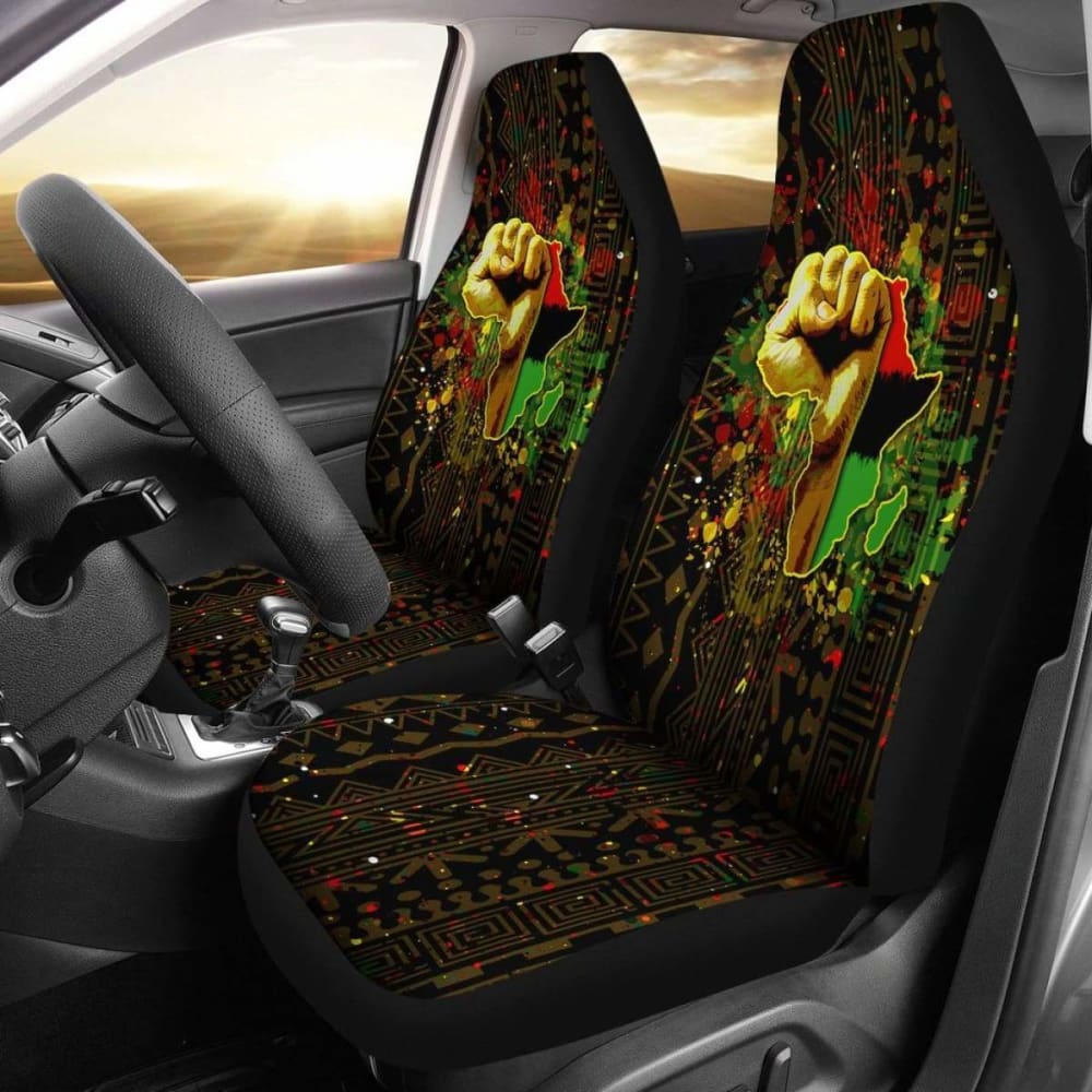 African Black Power Car Seat Covers – 105905