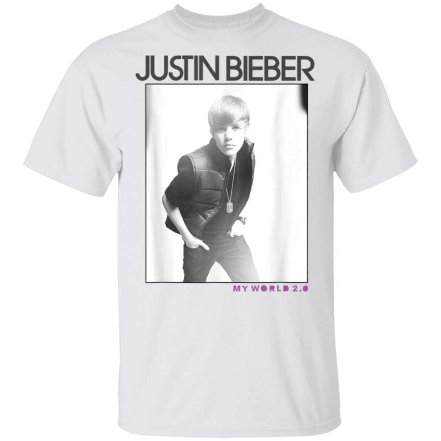 Justin Bieber Official My World 20 Photo TShirt