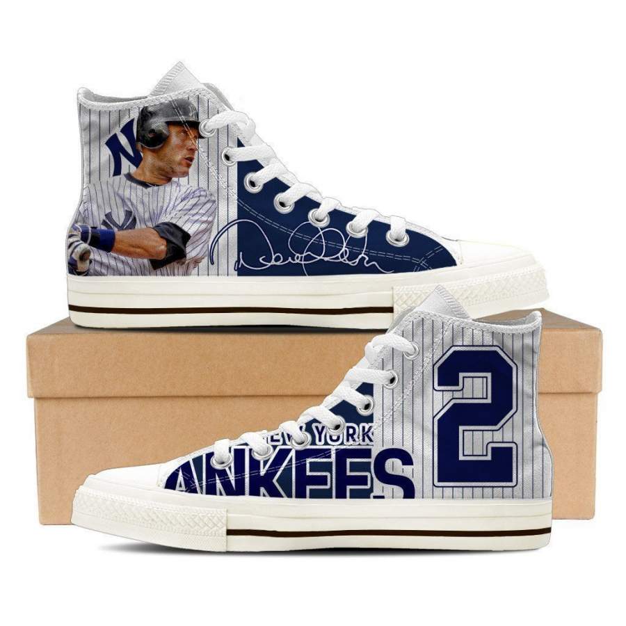 Derek Jeter Mens High Top Sneakers High Top Shoes