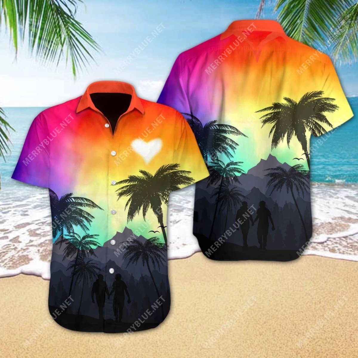 Lgbt Heart Hawaii Shirt Ha18235