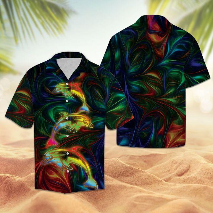 Lovely Dolphin Hawaiian Shirt | For Men & Women | Adult | Hw9924