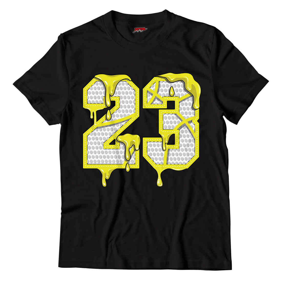 23 Unisex Tshirt Aj1 Mid Flower Yellow