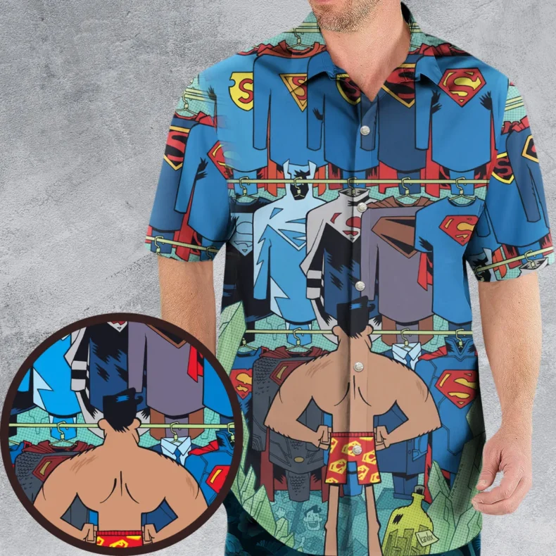 Hero World Superman Hawaiian Shirt