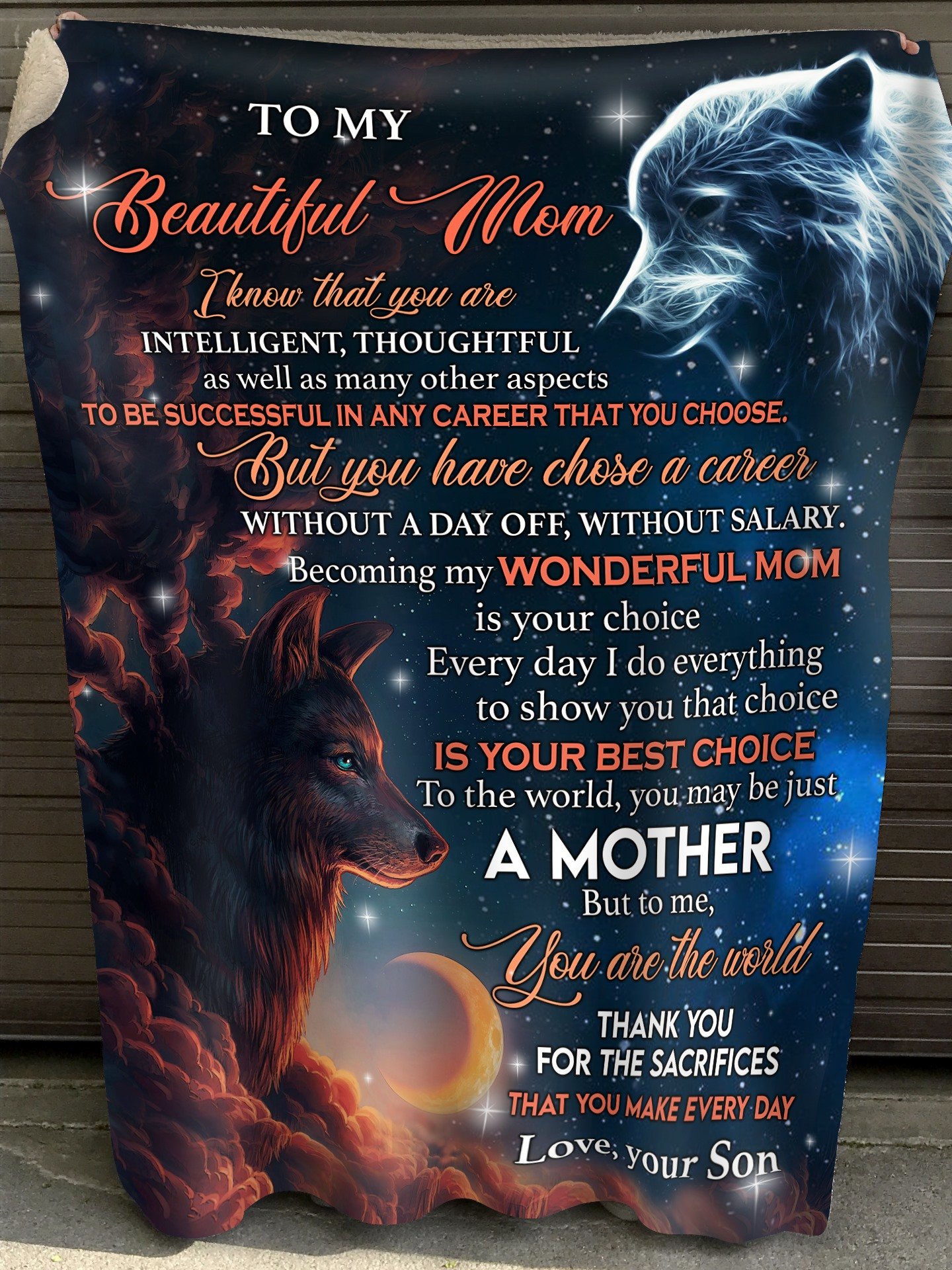 To My Beautiful Mom I Know That You Are Intelligent, Thoughtful, Fleece Blanket – Quilt Blanket, Thank You Gifts For Mother’S Day, Meaningful Mother’S Day Gift, Home Decor Bedding Couch Sofa Soft And Comfy Cozy