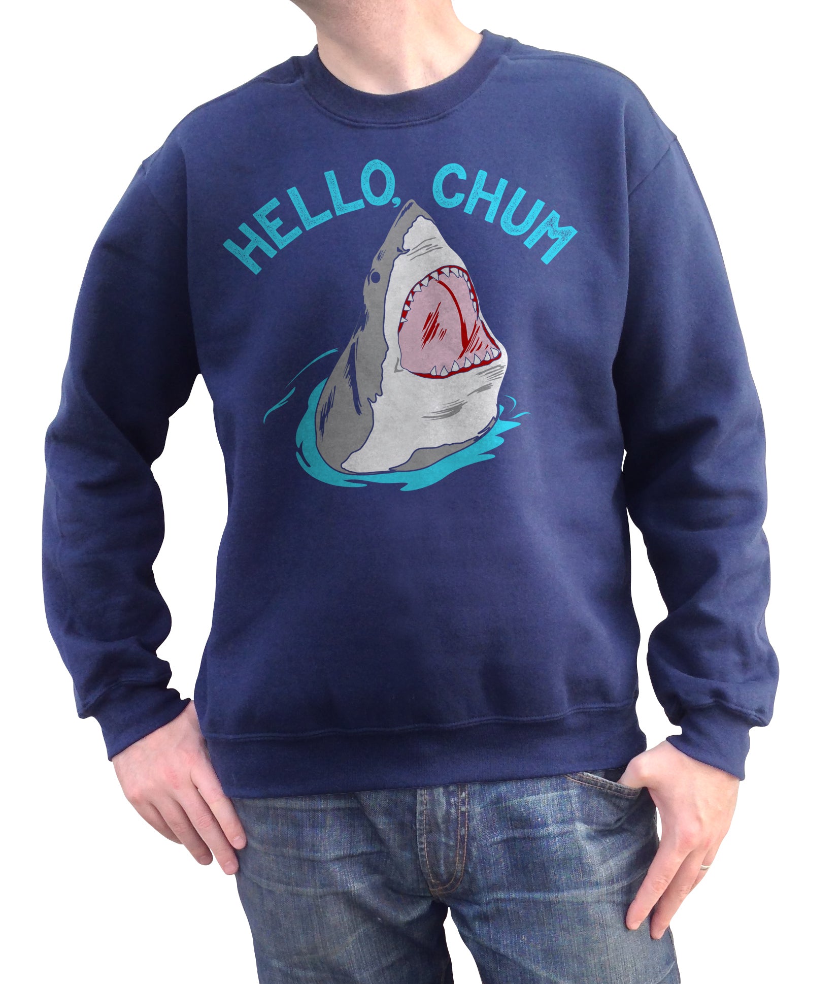 Unisex Hello Chum Shark Sweatshirt