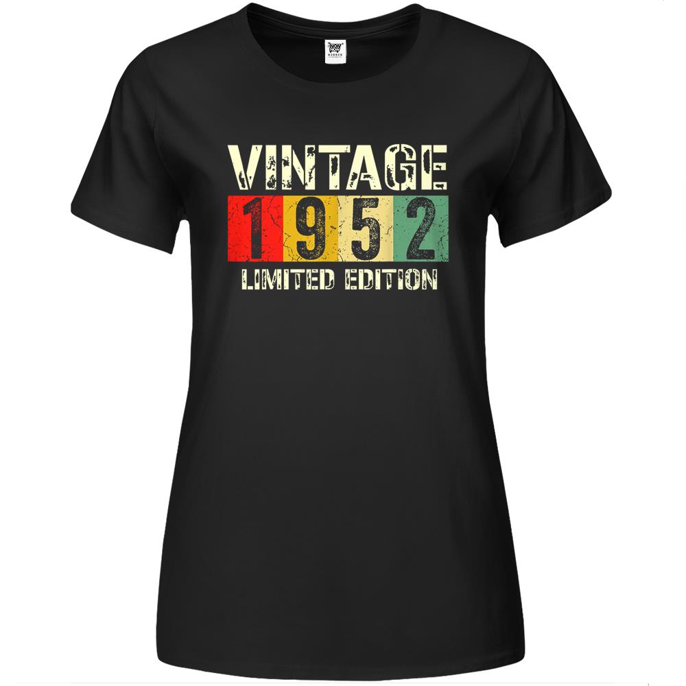 Vintage 70 Birthday Decorations Men 70Th Bday 1952 Birthday Premium Womens T Shirts