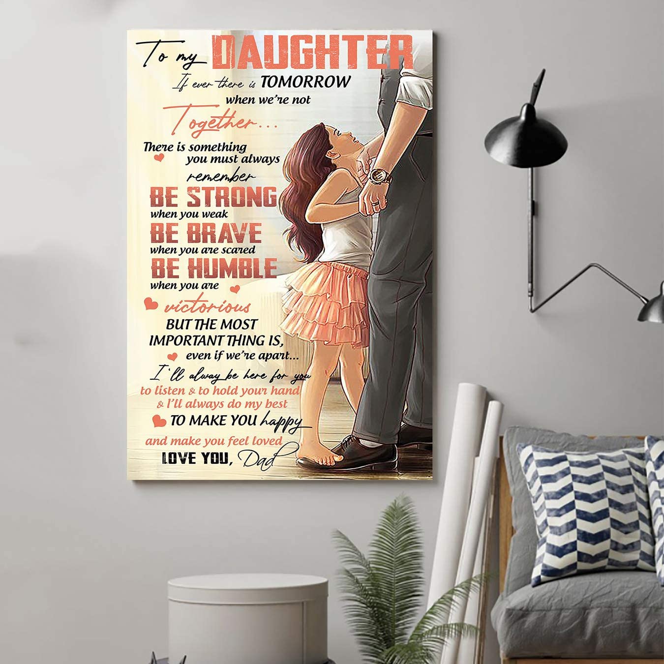 Family Poster – Dad to Daughter – If Ever There is Tomorrow