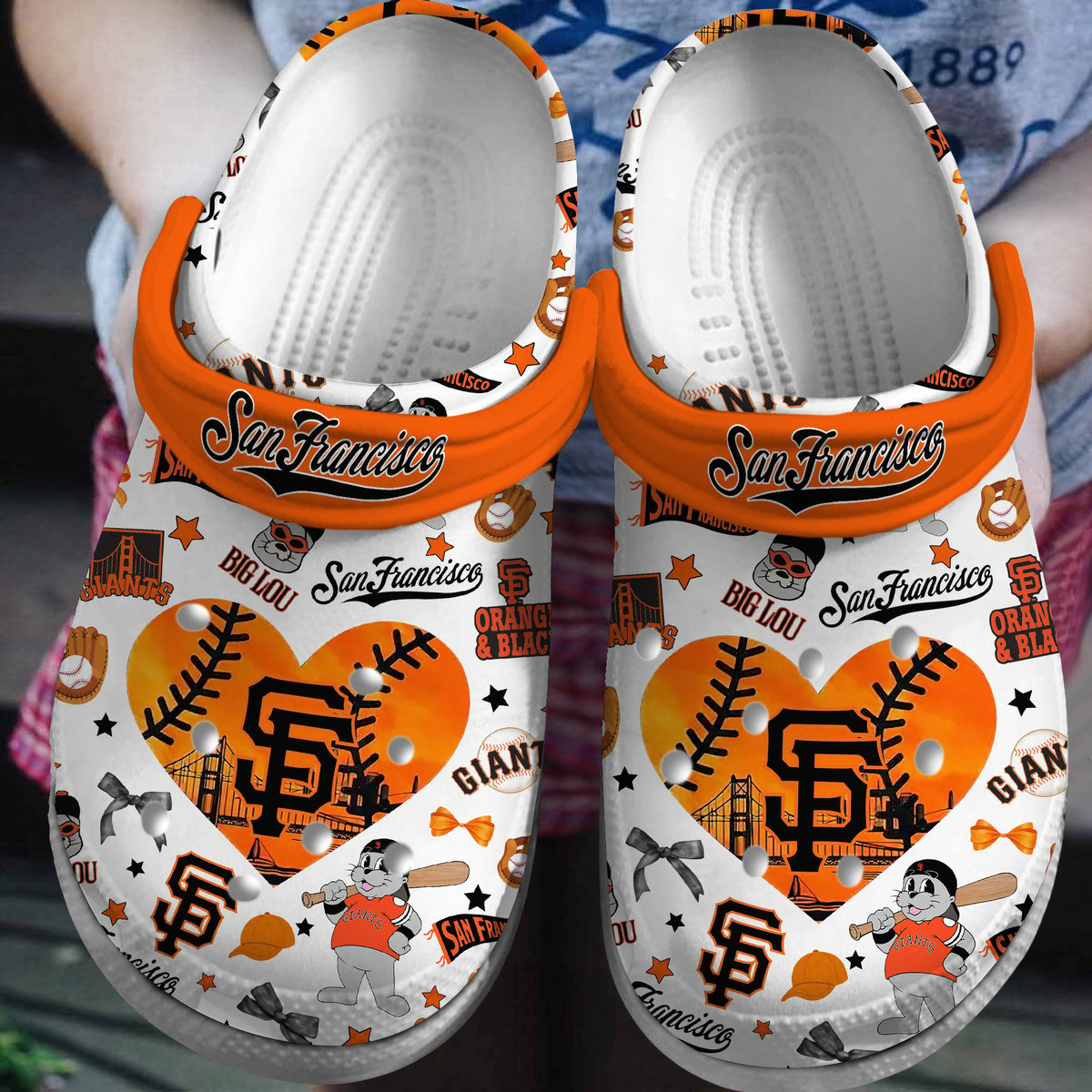 San Francisco Giants MLB Sport Crocss Crocband Clogs Shoes Comfortable For Men Women and Kids