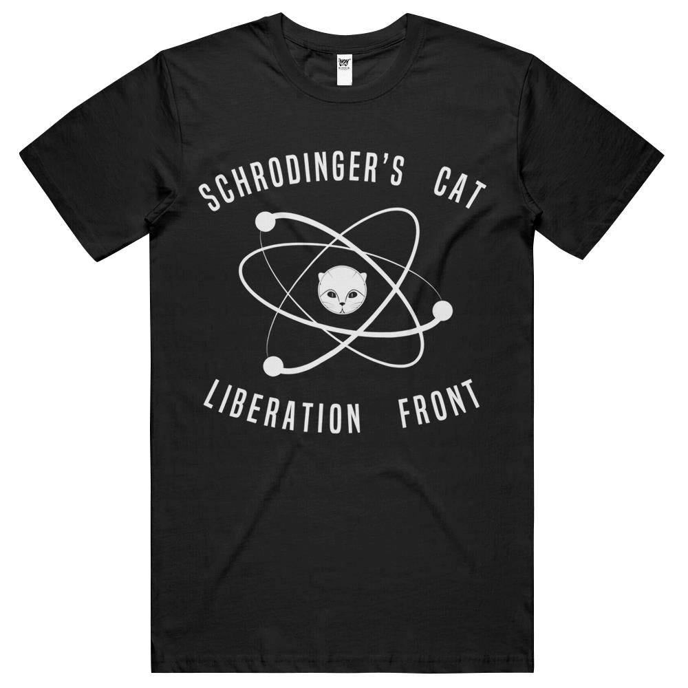 Schrodingers Cat Shirt, Atom Kitten Science Tee Apparel- T Shirts