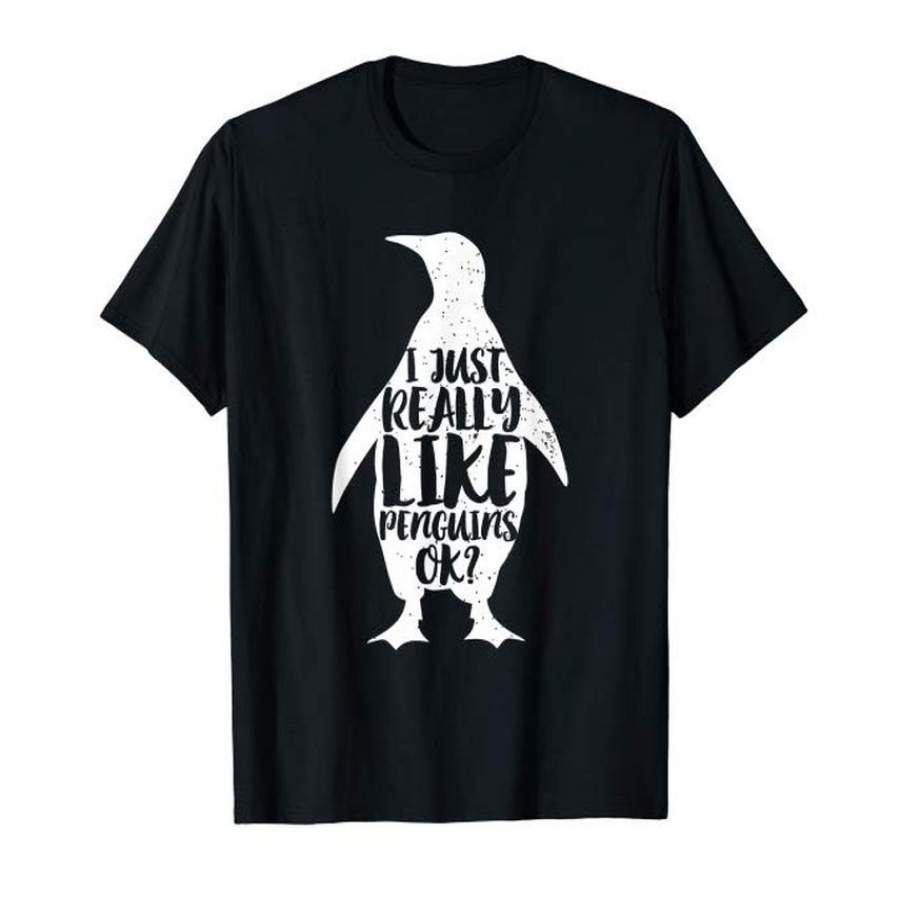 Cute Penguin T Shirt Cool Penguin Shirt Love Funny T Shirts Graphic Tees