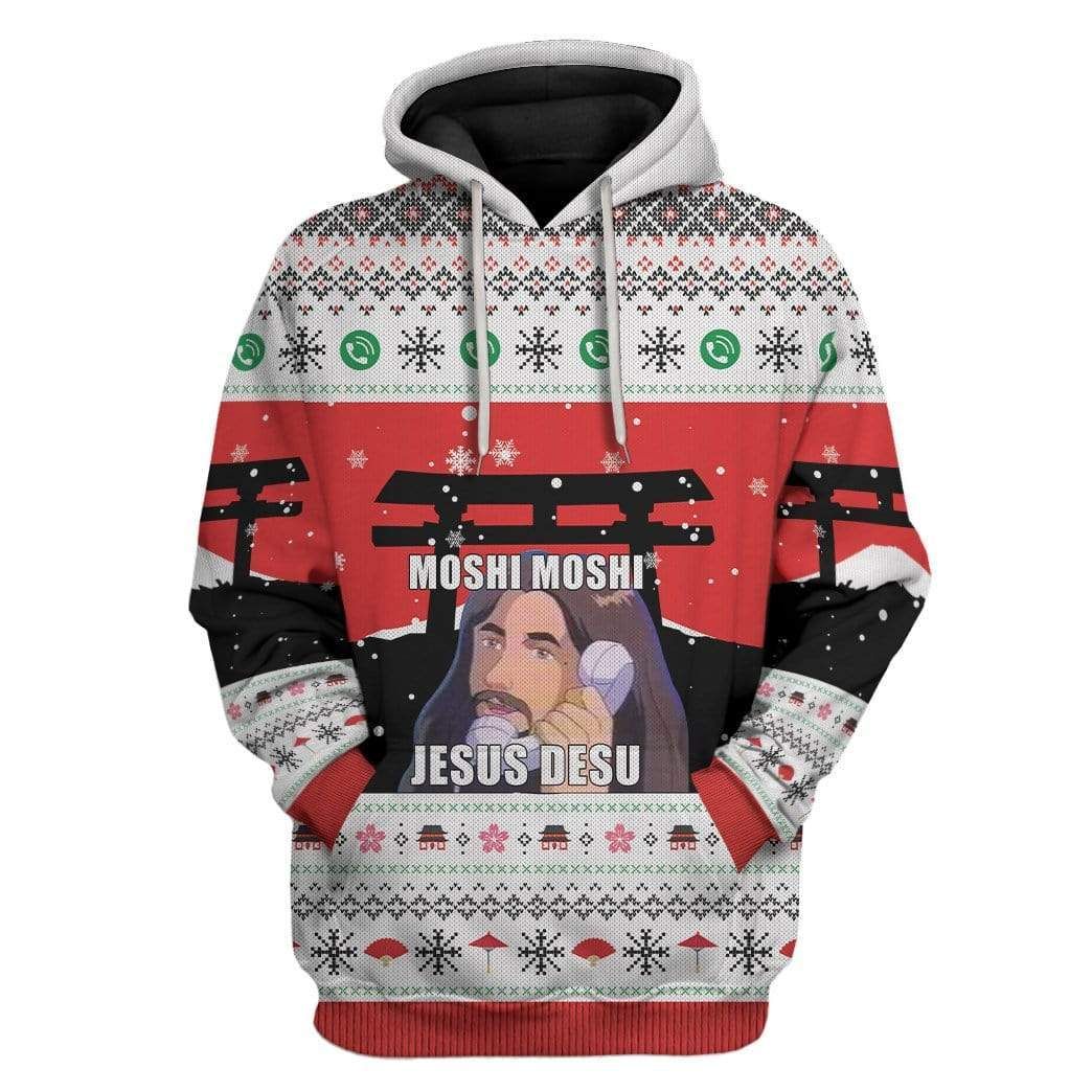 Ugly Christmas Jesus Custom T-Shirt – Hoodies Apparel