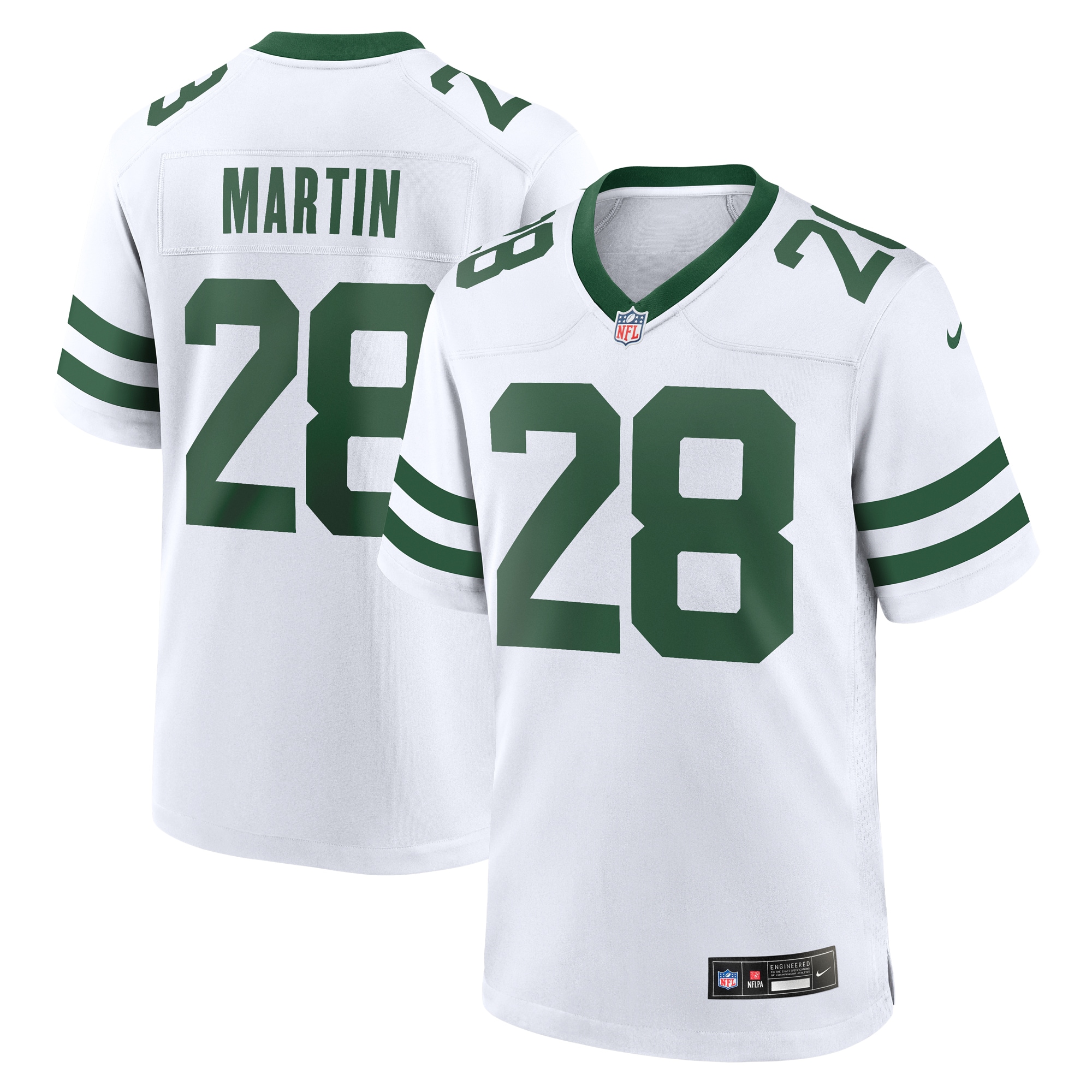 Curtis Martin New York Jets Legacy Retired Player Game Jersey – White