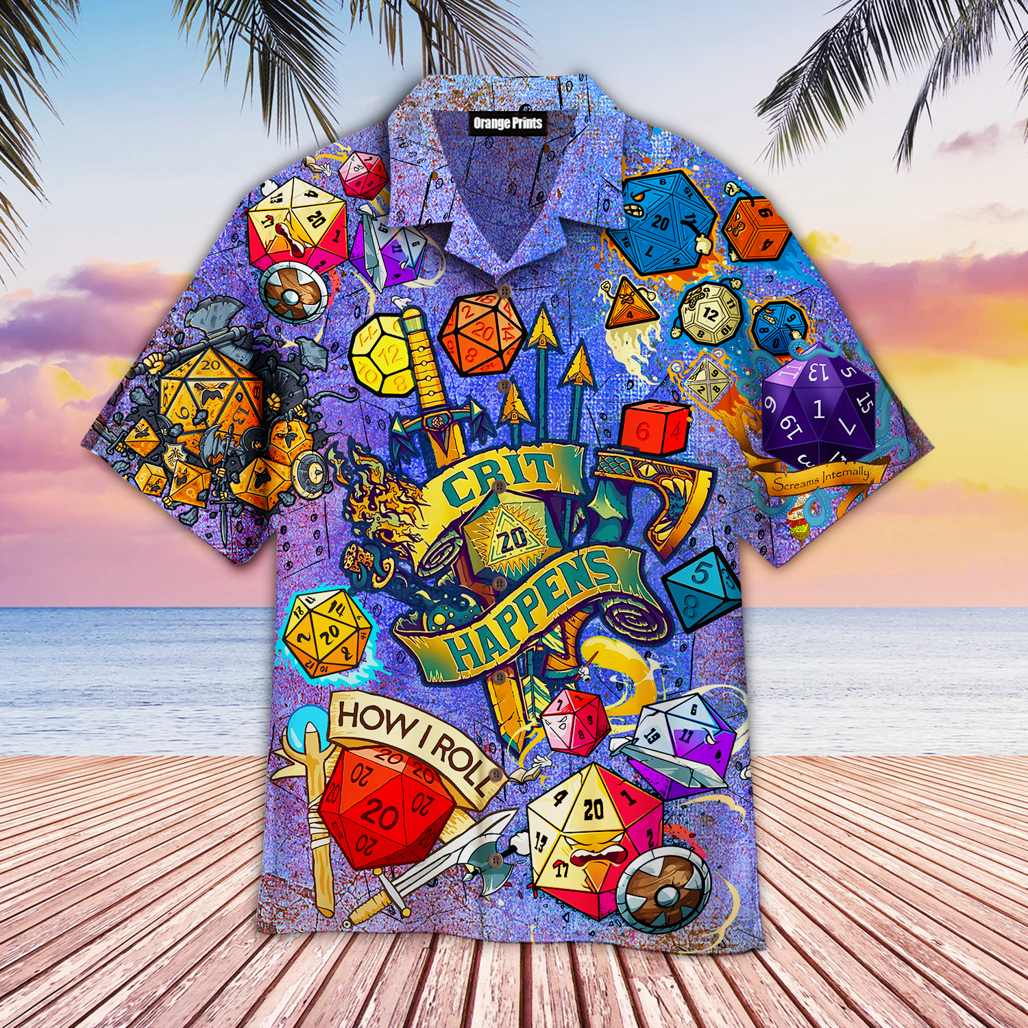 Roll The Dice Dnd Aloha Hawaii Shirts For Men Women Ha17351