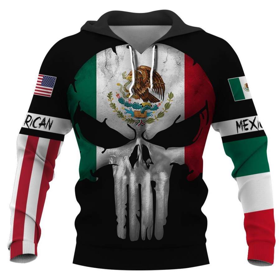 America with Mexican parts hoodie 3D Full Printing