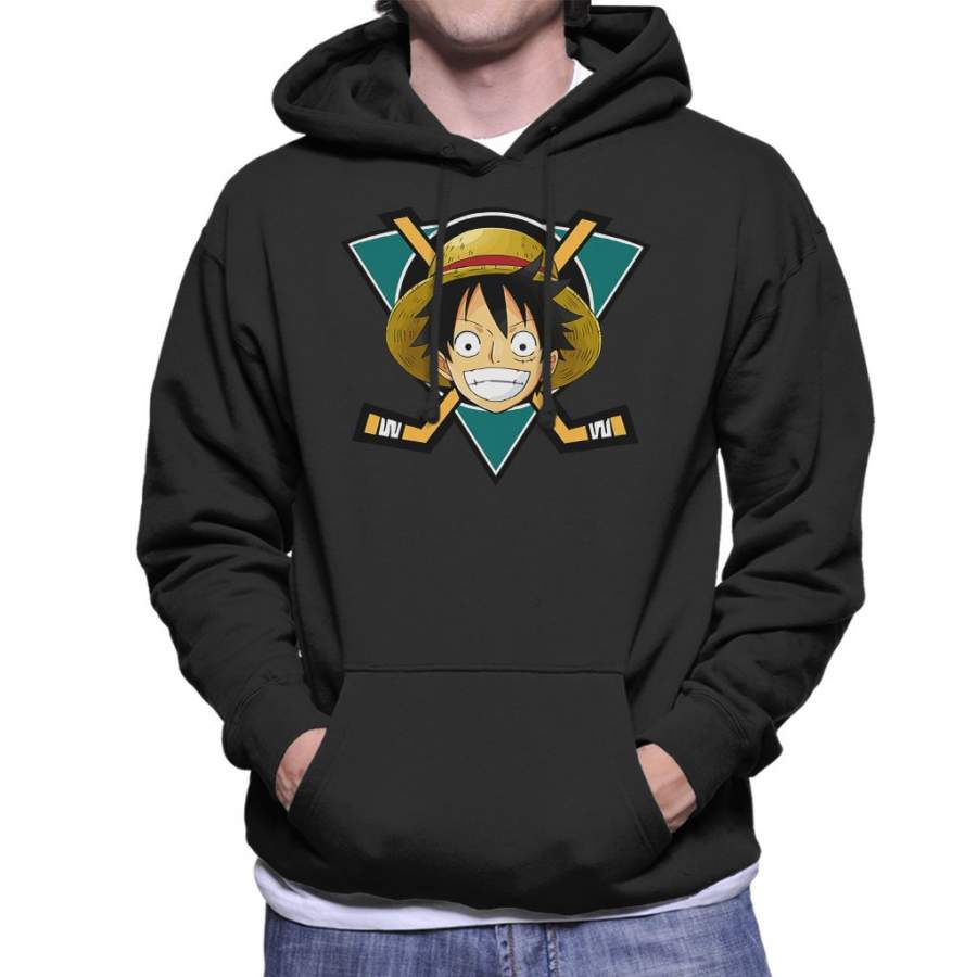 Monkey D Luffy Mighty Ducks One Piece Men’s Hooded Sweatshirt