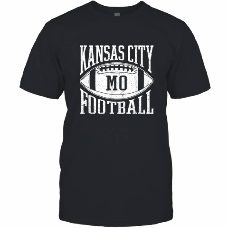 Kansas City Football Vintage KC Missouri Chief Retro T-Shirt